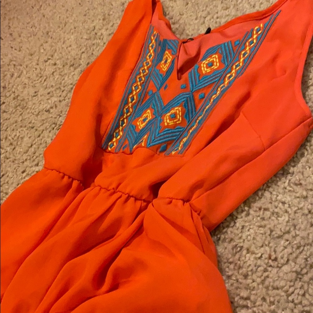 Happy Aztec Print Dress